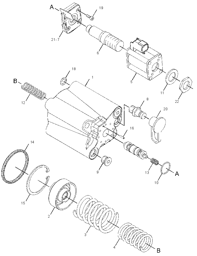 ACTUATOR GP-PILOT CONTROL 2176720 CAT