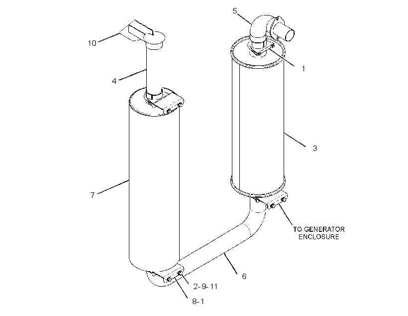 SILENCER GP 3104521 CAT