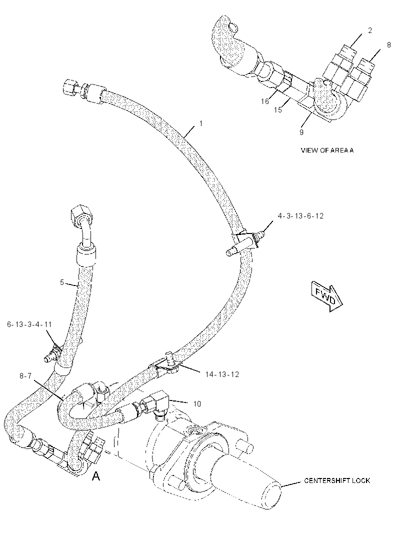 LINES GP-CENTERSHIFT LOCK 2311515 CAT