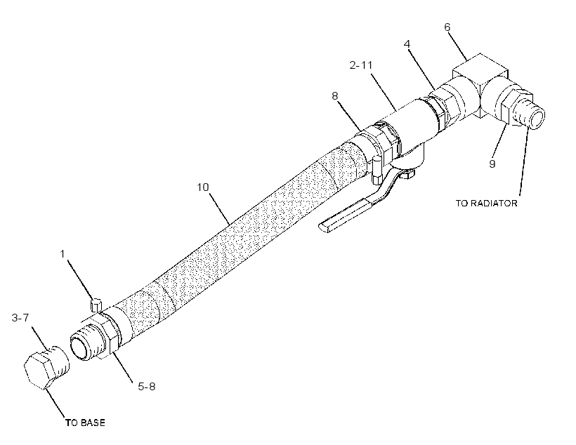 LINES GP-COOLANT DRAIN 2432641 CAT