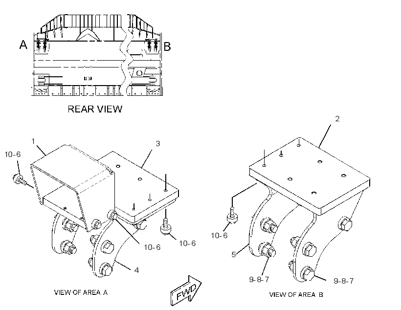 MOUNTING GP-MAST 3311984 CAT
