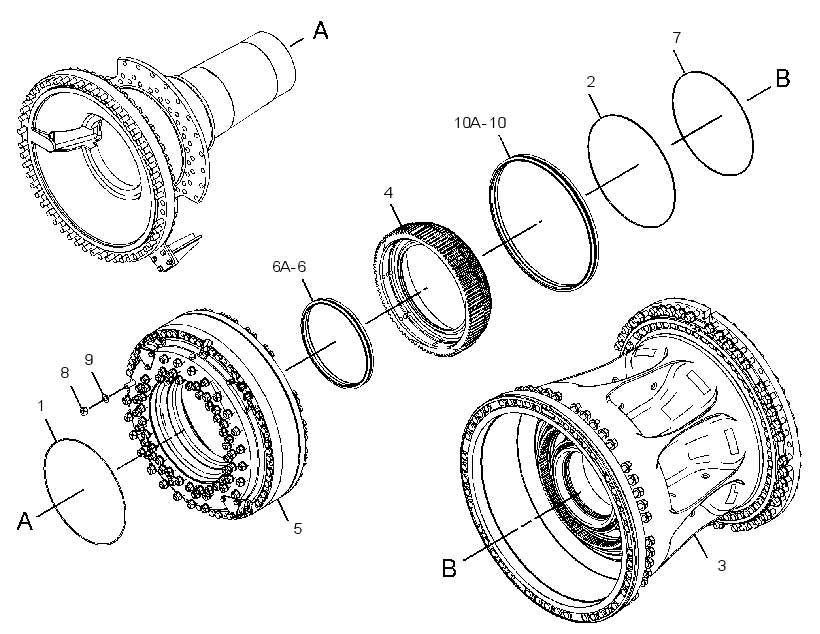 WHEEL & BRAKE GP 3438767 CAT