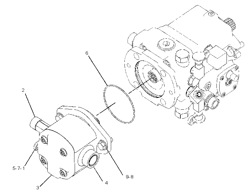 PUMP & MTG GP-STEERING 3388440 CAT