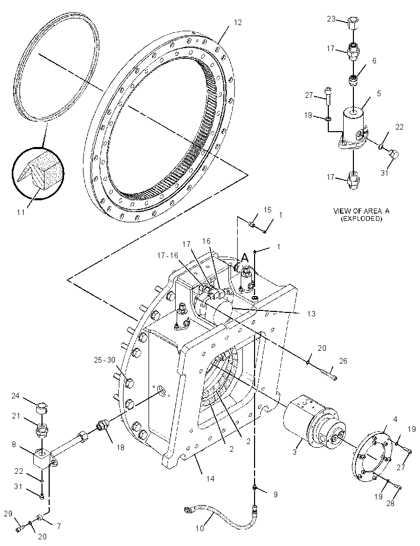 ROTATOR GP-HYDRAULIC 3192124 CAT