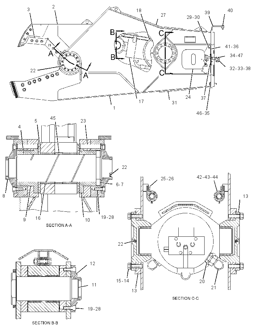 HOUSING GP-SHEAR 3189773 CAT