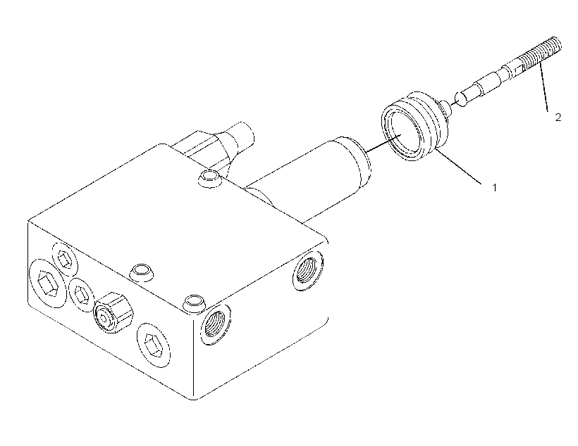 Клапан управления тормозом 8U5707 CAT