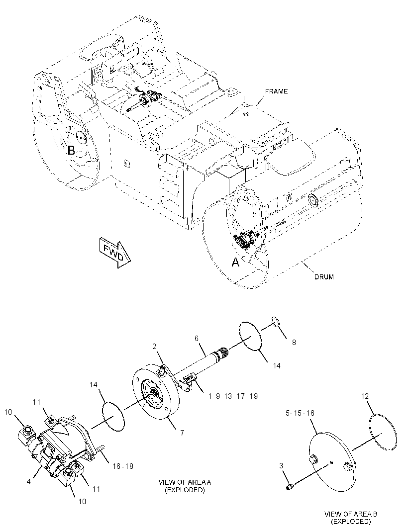 MOTOR & MTG GP-VIBRATORY 3350952 CAT