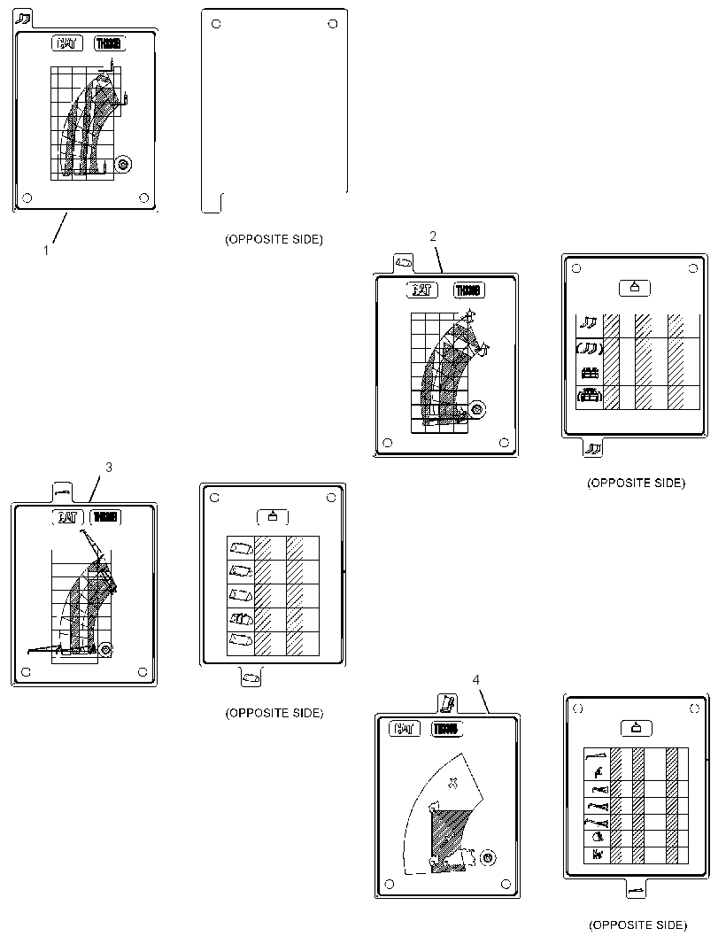 CHART GP-LIFT/LOAD EXTENSION 2236326 CAT