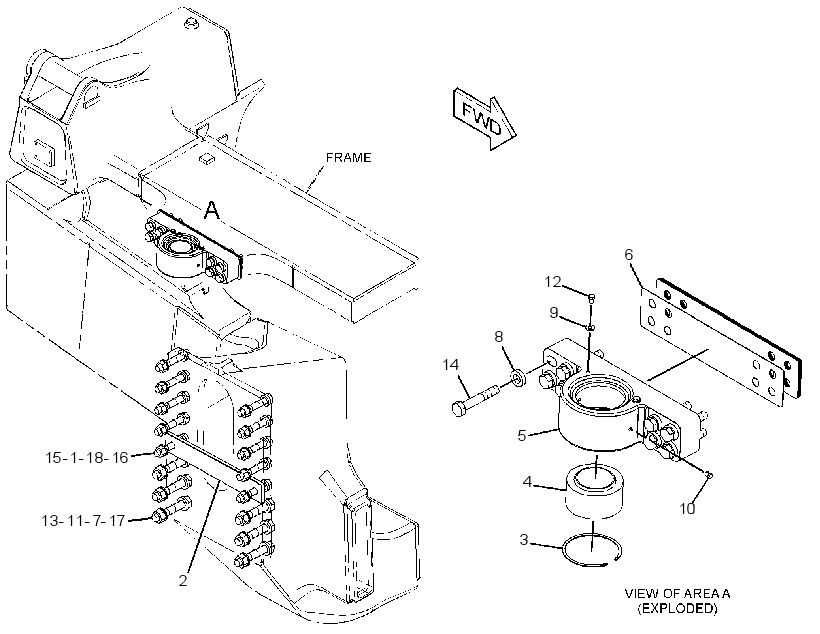 MOUNTING GP-SUSPENSION 3209002 CAT