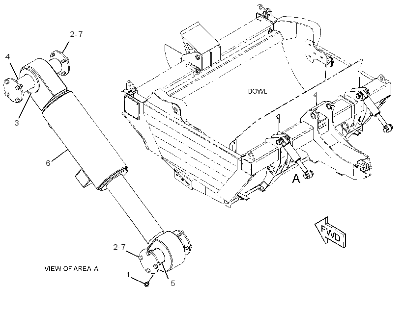 CYLINDER GP-BOWL 3312715 CAT