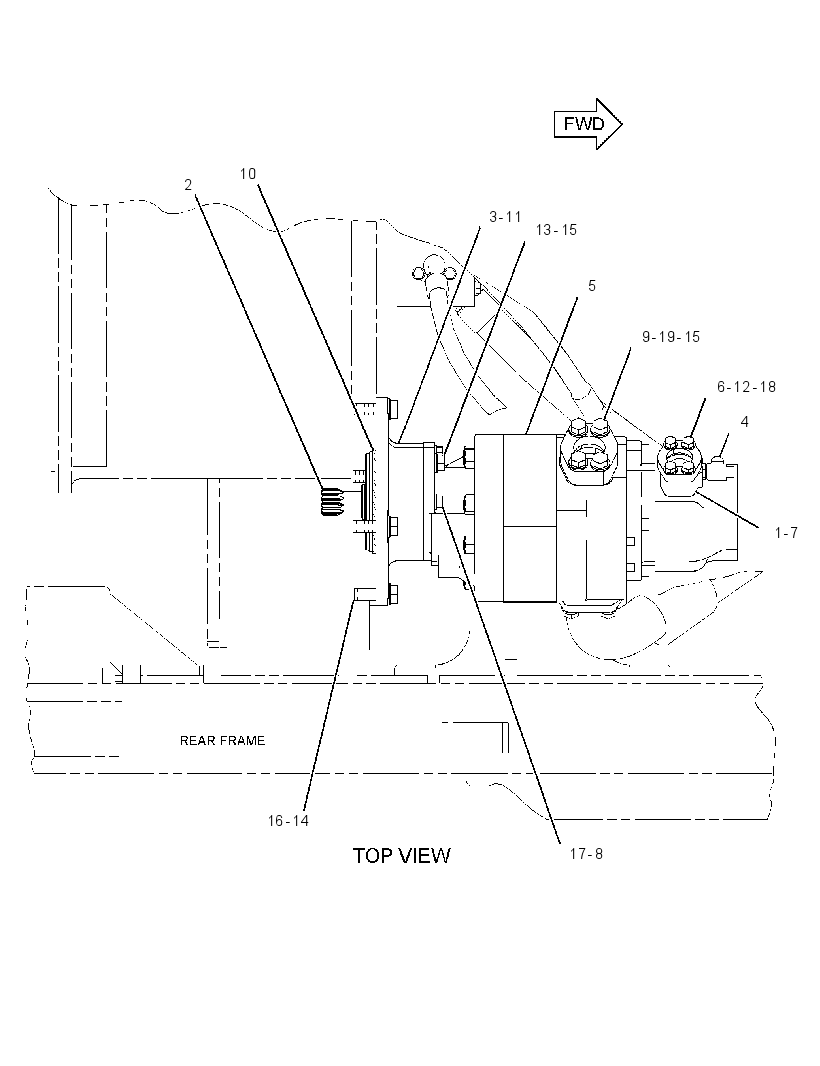PUMP & MTG GP-IMPLEMENT 2912666 CAT