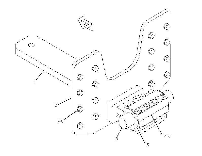 HITCH GP-TOWING 3413271 CAT