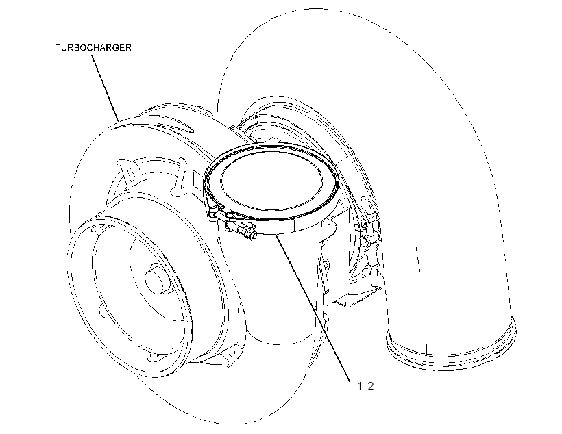 COVER GP-TURBOCHARGER 3142434 CAT