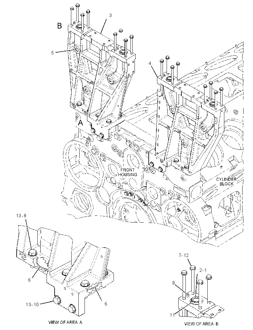MOUNTING GP-TURBOCHARGER 3199463 CAT