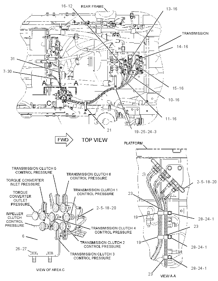 Трубопроводы диагностические 3117601 CAT