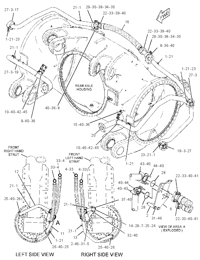 LINES GP-BRAKE COOLING 2788479 CAT
