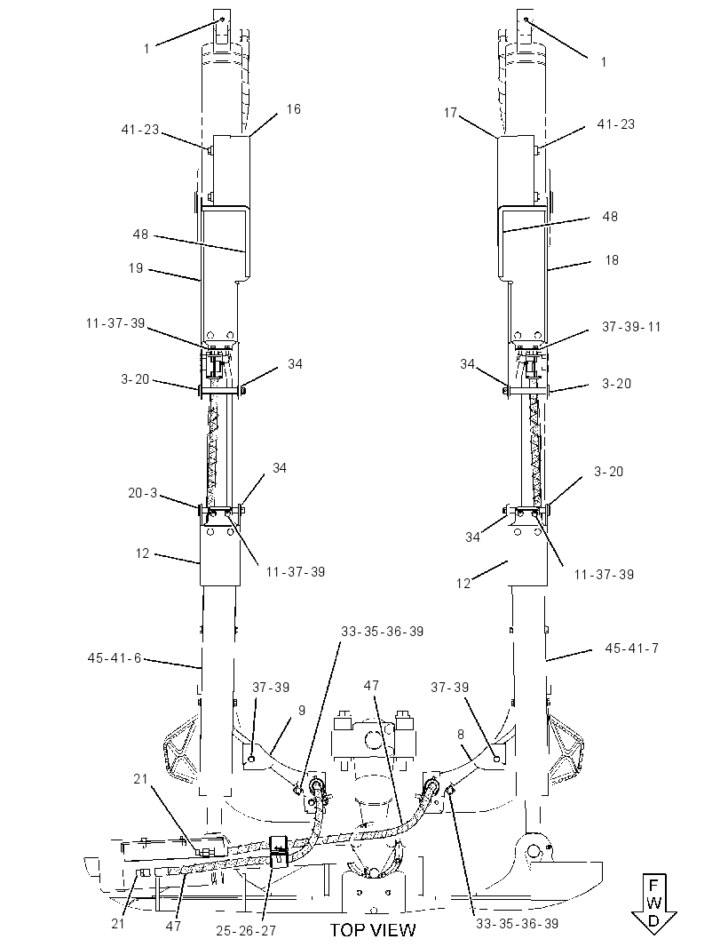 LINES GP-ANGLE & TILT 3240559 CAT