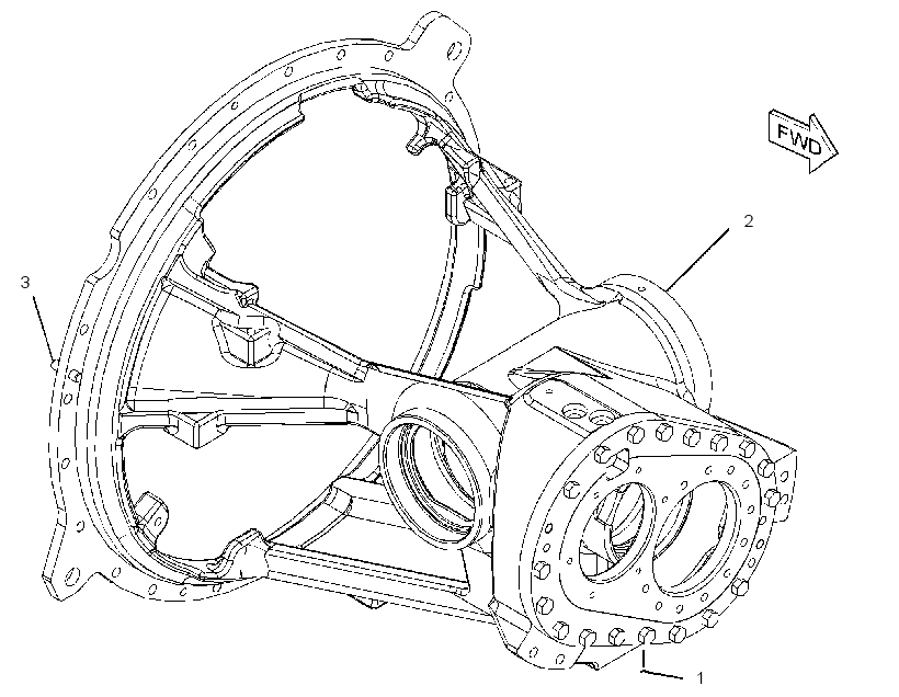 CASE AS-TRANSMISSION 3206128 CAT