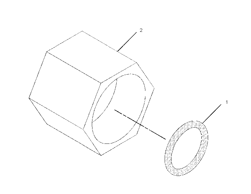 FITTING GP-AIR SHUTOFF 2911097 CAT