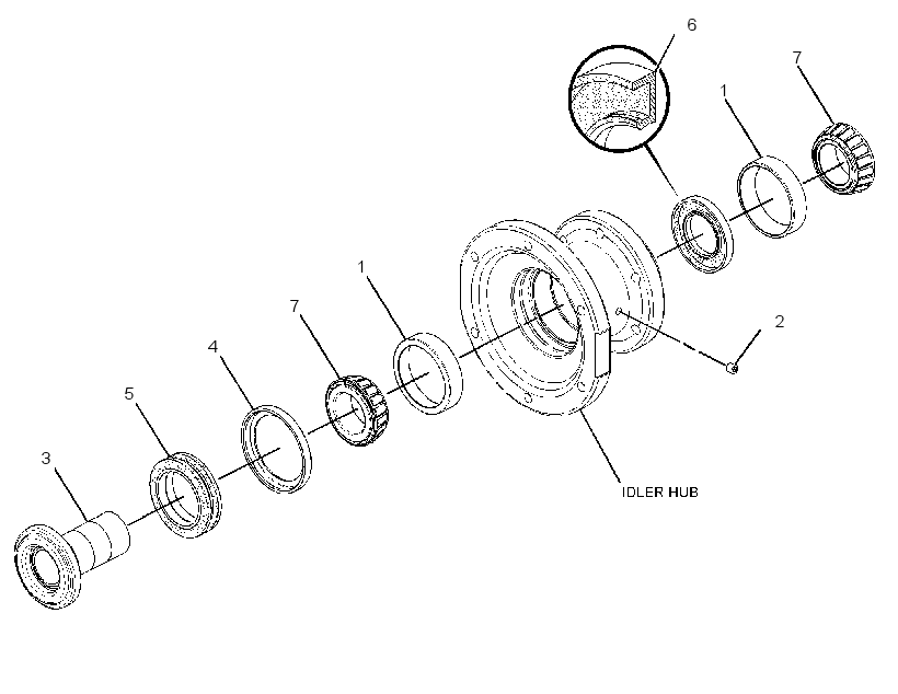 AXLE GP-IDLER 3277724 CAT