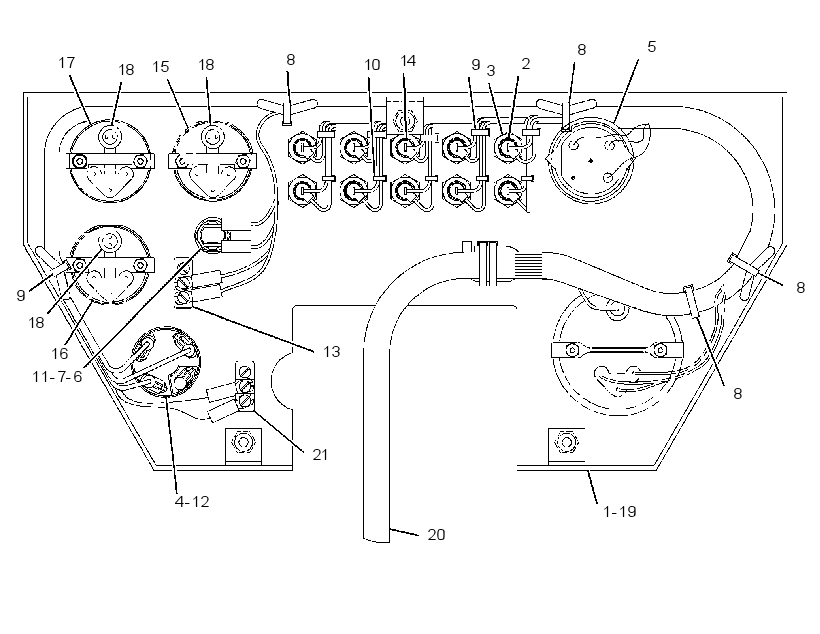 CONSOLE GP-INSTRUMENT 2469033 CAT