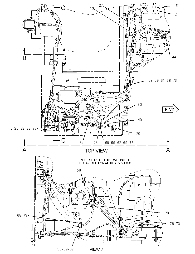 LINES GP-REAR ATTACHMENT 2270418 CAT
