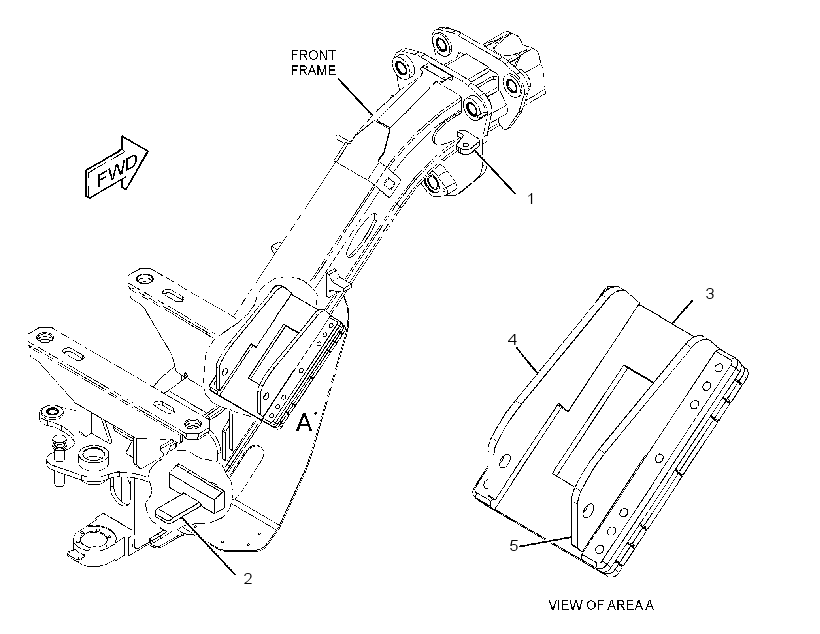 MOUNTING GP-SNOW WING 2667242 CAT