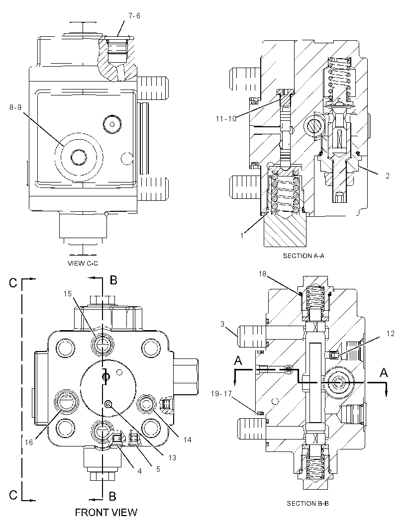 VALVE GP-FLUSHING 3240030 CAT