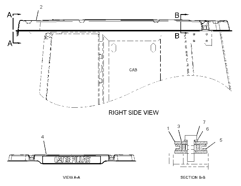 ROOF MOUNTING GP 3312879 CAT