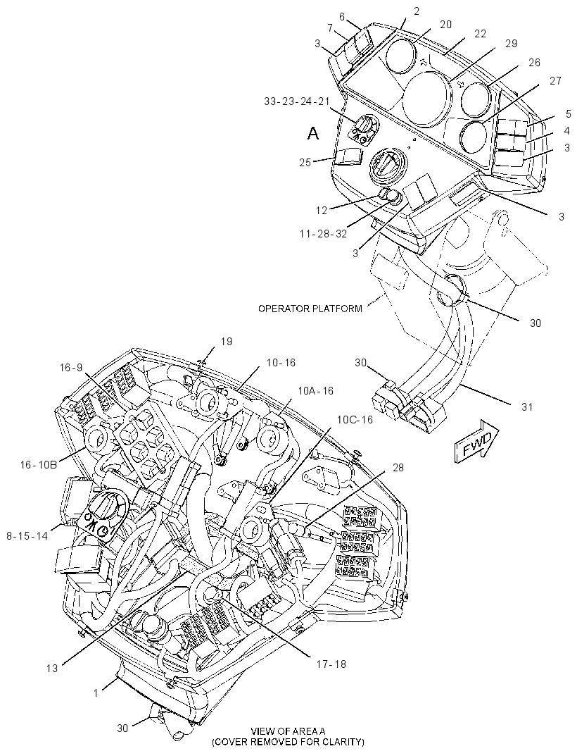 CONSOLE GP-INSTRUMENT 3066903 CAT