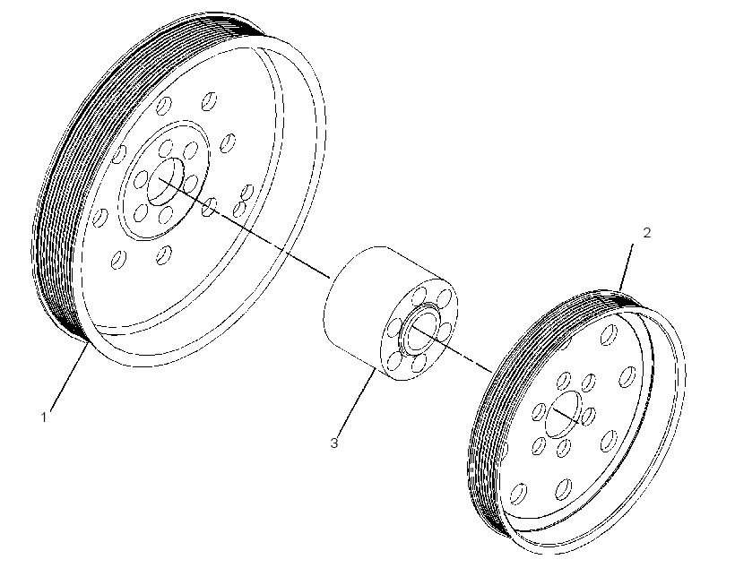PULLEY GP-ENGINE 3436414 CAT