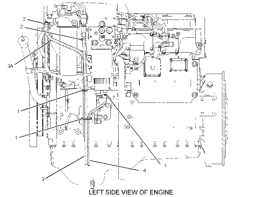 LINES GP-FUEL DRAIN 2374851 CAT