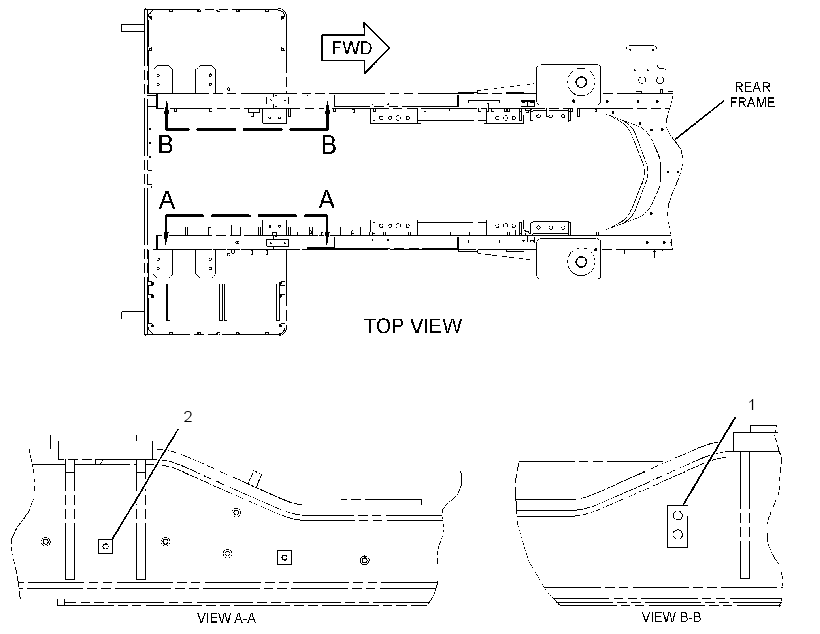 HARDWARE GP-REAR FRAME 2700489 CAT