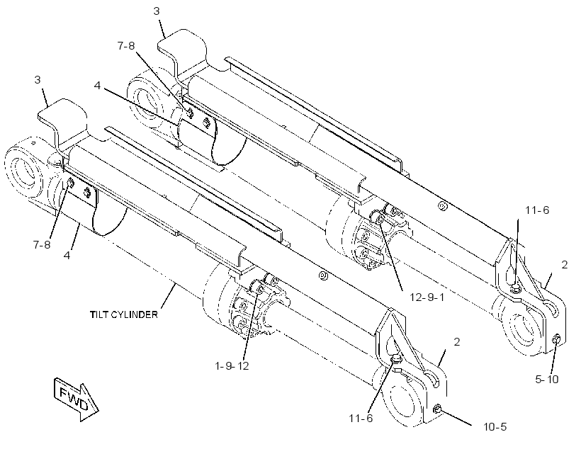 GUARD GP-TILT CYLINDER 2919379 CAT