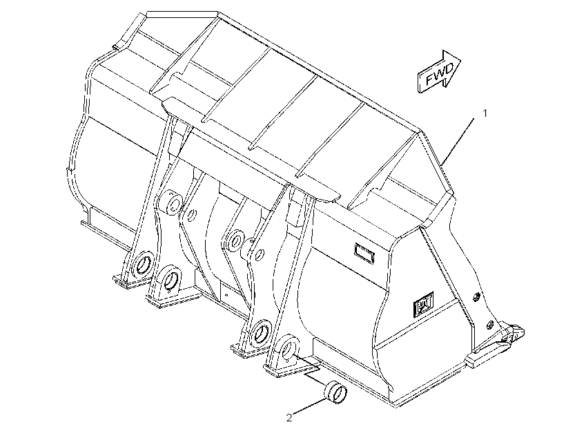 BUCKET AS-SLAG 3094266 CAT