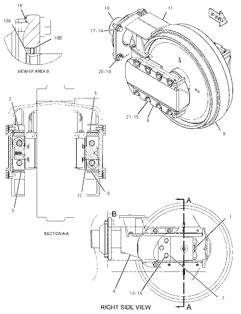 IDLER GP 3096690 CAT