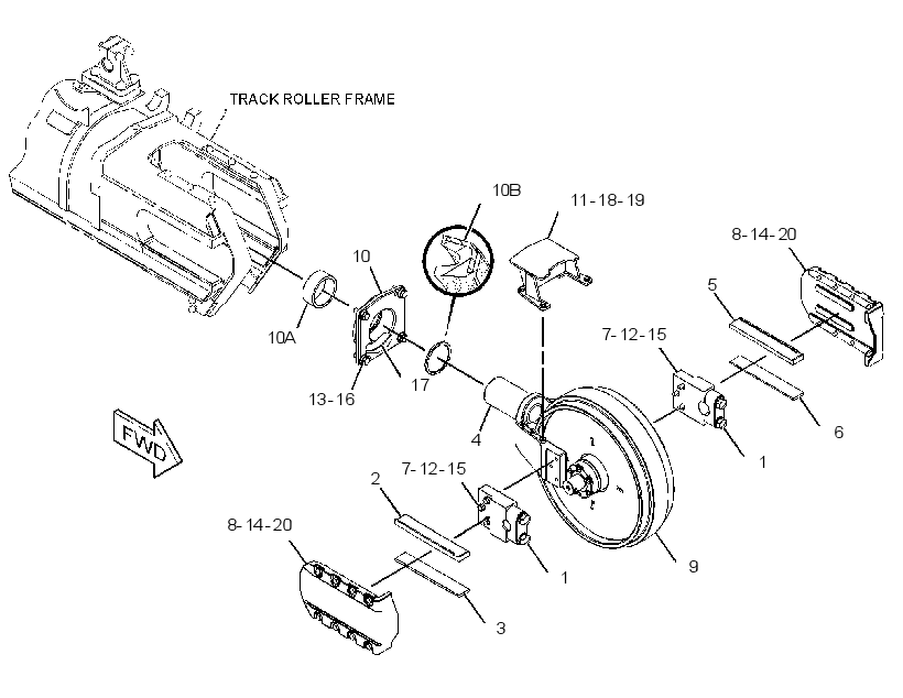 IDLER GP 2915798 CAT