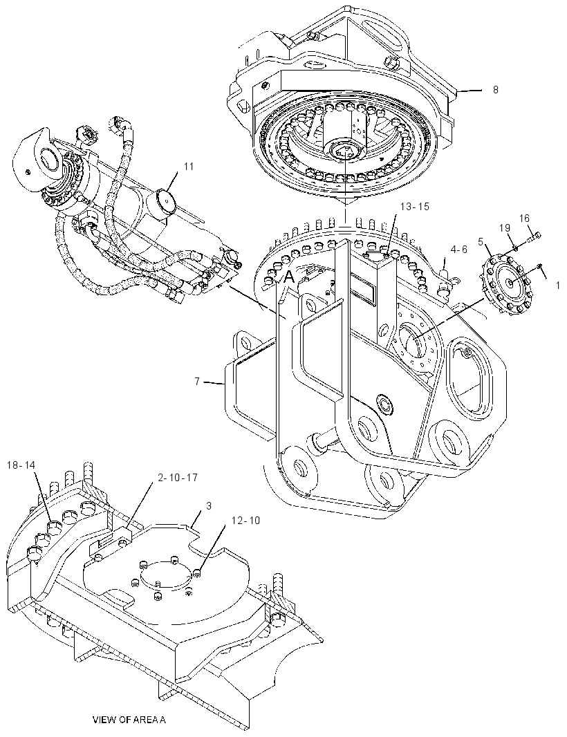 HOUSING GP-MULTI-PROCESSOR 3242948 CAT