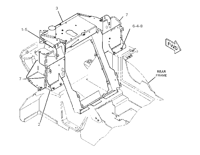 PLATE GP-FIREWALL 2588553 CAT