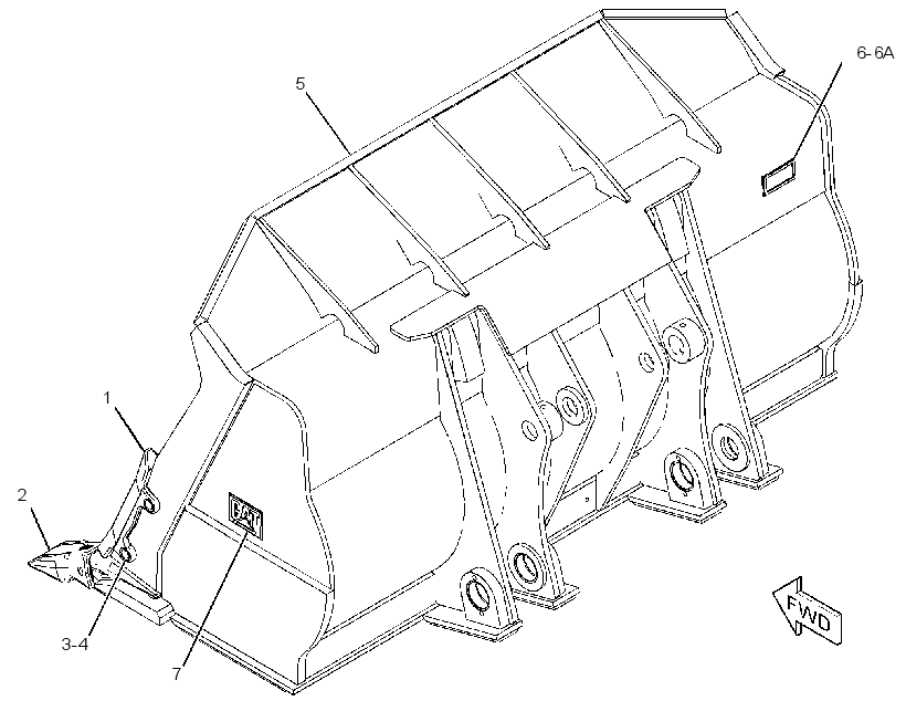 BUCKET GP-SLAG 3094265 CAT
