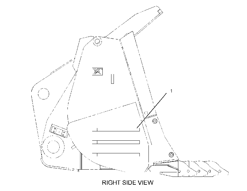 WING GP-BUCKET 3432129 CAT