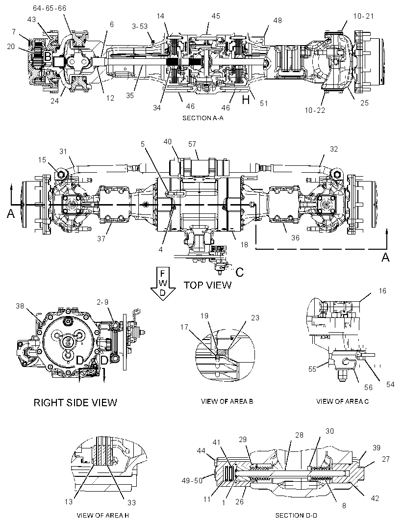 AXLE GP-DRIVE & STEERING 2305740 CAT