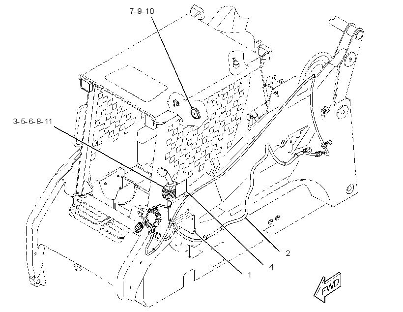 Управление гидравлическое пилотное 3425018 CAT