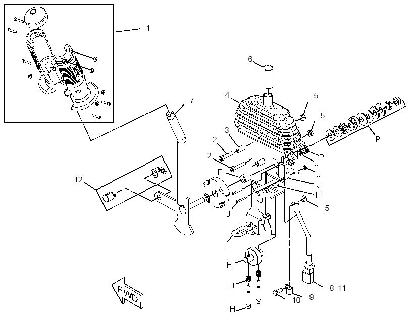 LEVER GP-PROPEL 3210119 CAT