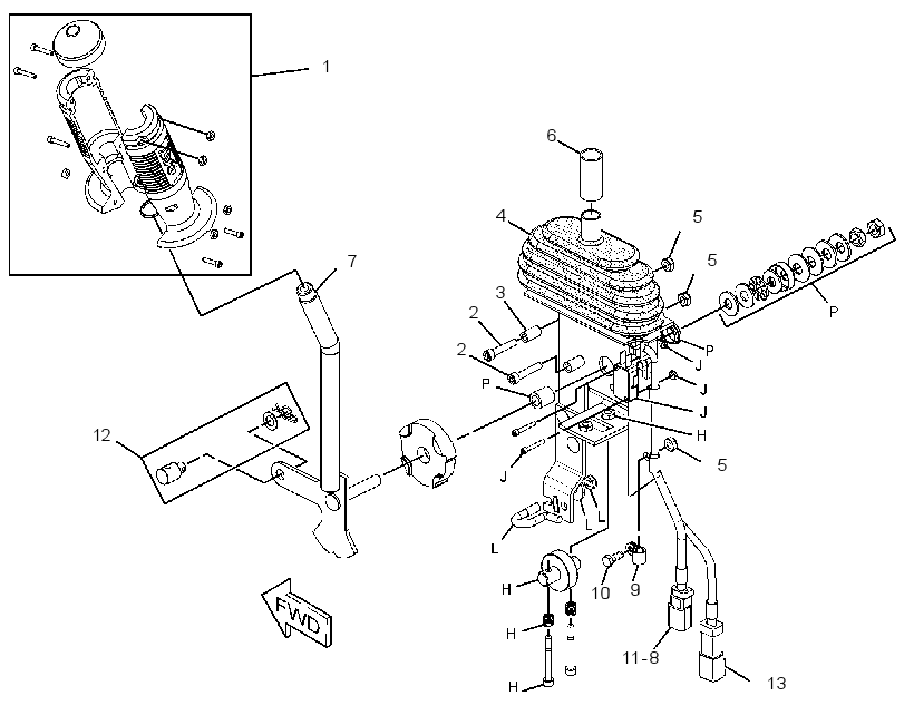 LEVER GP-PROPEL 2444471 CAT