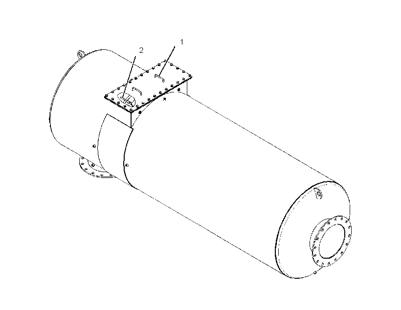 HOUSING GP-MUFFLER & CONVERTER 3329384 CAT
