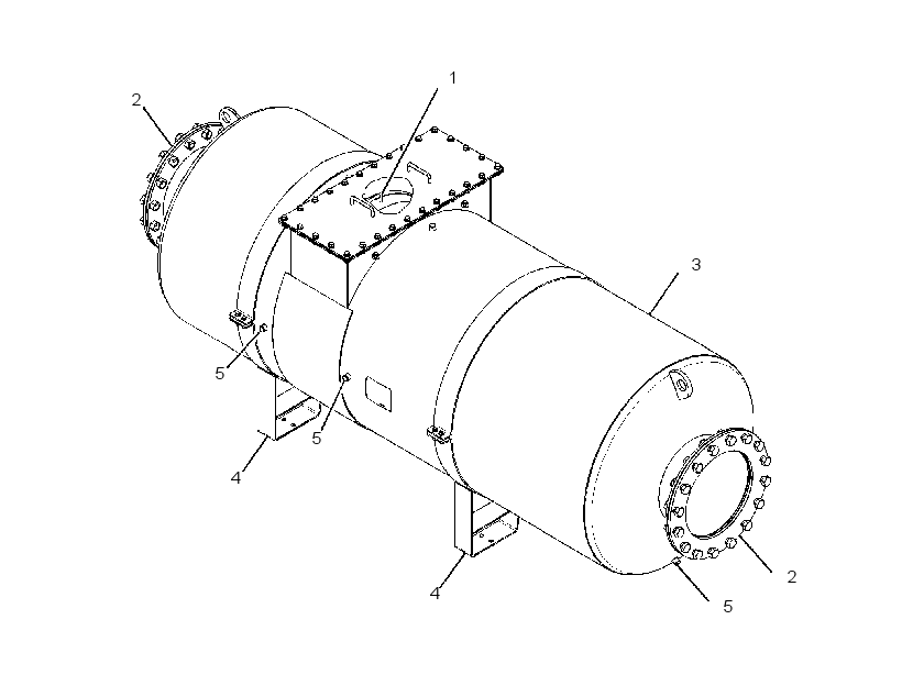 MUFFLER & CONVERTER GP 3329372 CAT