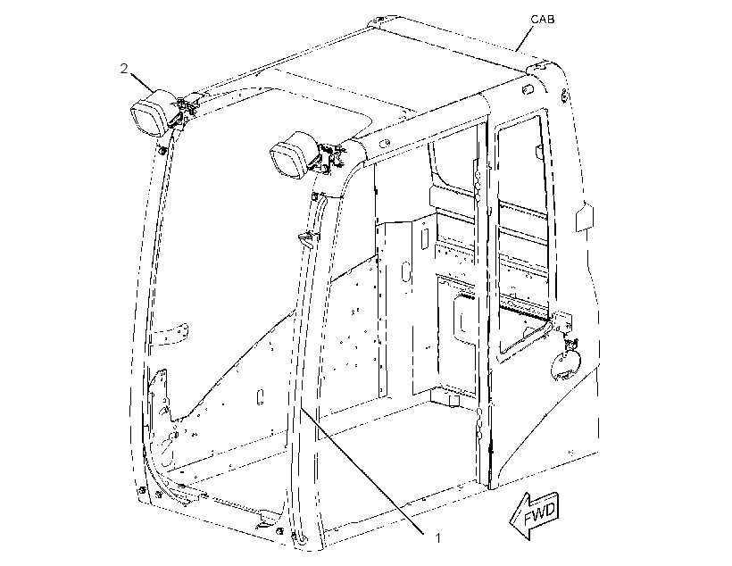 PARTS AR-CAB 3303027 CAT