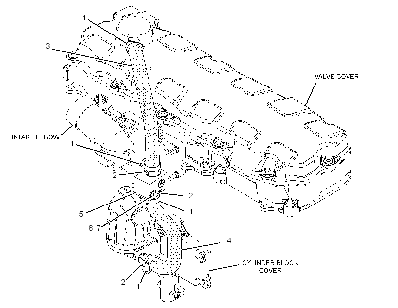 Система отвода газов 2901433 CAT