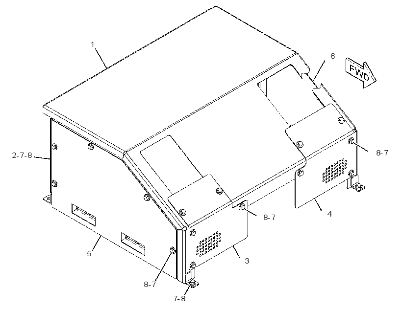 COVER GP-CONTROL VALVE 2273485 CAT